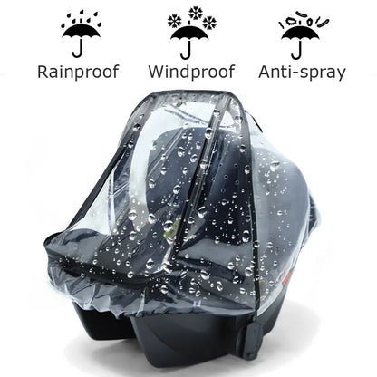 Baby safety seat rain cover THREE-IN-ONE